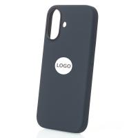 Силиконовый чехол Lux Colors с поддержкой MagSafe для iPhone 16 (AI) Black