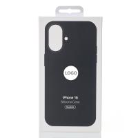 Силиконовый чехол Lux Colors с поддержкой MagSafe для iPhone 16 (AI) Black