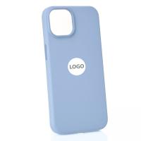 Силиконовый чехол Lux Colors с поддержкой MagSafe для iPhone 14 Sky