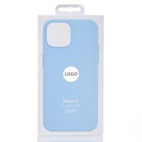 Силиконовый чехол Lux Colors с поддержкой MagSafe для iPhone 15 Light Blue