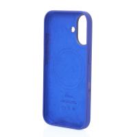 Силиконовый чехол Lux Colors с поддержкой MagSafe для iPhone 16 (AI) Ultramarine