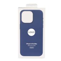 Силиконовый чехол Lux Colors с поддержкой MagSafe для iPhone 16 Pro Max (AI) Denim