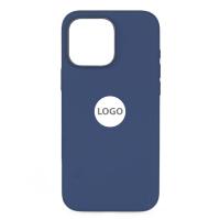 Силиконовый чехол Lux Colors с поддержкой MagSafe для iPhone 16 Pro Max (AI) Denim