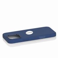 Силиконовый чехол Lux Colors с поддержкой MagSafe для iPhone 16 Pro Max (AI) Denim