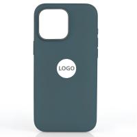 Силиконовый чехол Lux Colors с поддержкой MagSafe для iPhone 16 Pro Max (AI) Lake Green