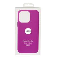 Силиконовый чехол Lux Colors с поддержкой MagSafe для iPhone 16 Pro Max (AI) Fuchsia