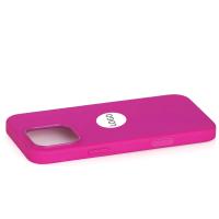 Силиконовый чехол Lux Colors с поддержкой MagSafe для iPhone 16 Pro Max (AI) Fuchsia
