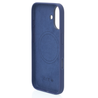 Силиконовый чехол Lux Colors с поддержкой MagSafe для iPhone 16 (AI) Denim