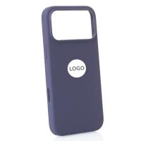 Силиконовый чехол Lux Colors с поддержкой MagSafe для iPhone 17 Pro (AI) Purple Fog