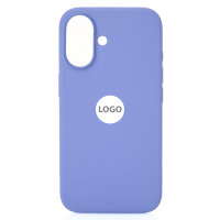 Силиконовый чехол Lux Colors с поддержкой MagSafe для iPhone 16 (AI) Periwinkle