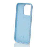Силиконовый чехол Lux Colors с поддержкой MagSafe для iPhone 15 Pro Light Blue