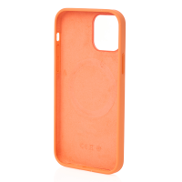 Силиконовый чехол Lux Colors с поддержкой MagSafe для iPhone 12 / iPhone 12 Pro Kumquat