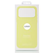 Силиконовый чехол Lux Colors с поддержкой MagSafe для iPhone 17 Pro (AI) Neon Yellow