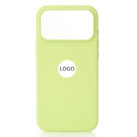 Силиконовый чехол Lux Colors с поддержкой MagSafe для iPhone 17 Pro (AI) Neon Yellow