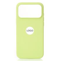 Силиконовый чехол Lux Colors с поддержкой MagSafe для iPhone 17 Pro (AI) Neon Yellow