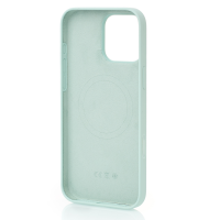 Силиконовый чехол Lux Colors с поддержкой MagSafe для iPhone 16 Pro (AI) Aquamarine