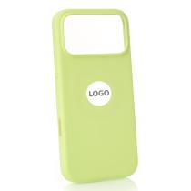 Силиконовый чехол Lux Colors с поддержкой MagSafe для iPhone 17 Pro (AI) Neon Yellow