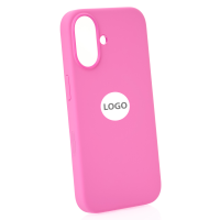 Силиконовый чехол Lux Colors с поддержкой MagSafe для iPhone 16 (AI) Peony