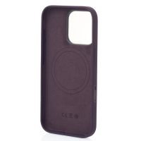 Силиконовый чехол Lux Colors с поддержкой MagSafe для iPhone 16 Pro Max (AI) Plum