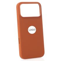 Силиконовый чехол Lux Colors с поддержкой MagSafe для iPhone 17 Pro (AI) Terra Cotta