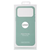 Силиконовый чехол Lux Colors с поддержкой MagSafe для iPhone 17 Pro Max (AI) Light Moss
