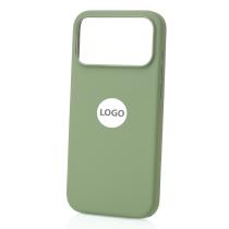 Силиконовый чехол Lux Colors с поддержкой MagSafe для iPhone 17 Pro Max (AI) Light Moss