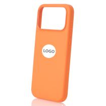 Силиконовый чехол Lux Colors с поддержкой MagSafe для iPhone 17 Pro Max (AI) Orange