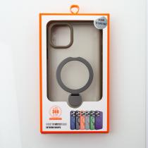 Силиконовый чехол MagSafe 360 для iPhone 11 Pro Max темно-фиолетовый