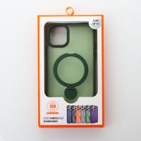 Силиконовый чехол MagSafe 360 для iPhone 11 темно-фиолетовый