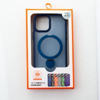 Силиконовый чехол MagSafe 360 для iPhone 12/12 Pro темно-зеленый