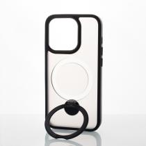 Силиконовый чехол MagSafe 360 для iPhone 12 Pro Max черный