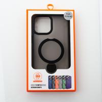 Силиконовый чехол MagSafe 360 для iPhone 12 Pro Max темно-фиолетовый