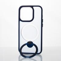 Силиконовый чехол MagSafe 360 для iPhone 13 Pro Max темно-синий