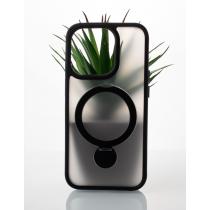 Силиконовый чехол MagSafe 360 для iPhone 13 Pro Max черный