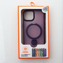 Силиконовый чехол MagSafe 360 для iPhone 13 темно-синий