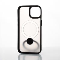 Силиконовый чехол MagSafe 360 для iPhone 14 черный