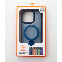 Силиконовый чехол MagSafe 360 для iPhone 14 Pro серый