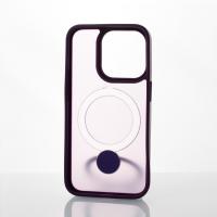 Силиконовый чехол MagSafe 360 для iPhone 14 Pro Max темно-фиолетовый