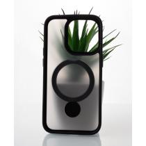 Силиконовый чехол MagSafe 360 для iPhone 14 Pro Max черный