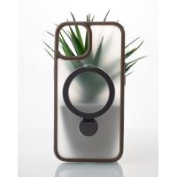 Силиконовый чехол MagSafe 360 для iPhone 14 серый