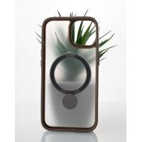 Силиконовый чехол MagSafe 360 для iPhone 14 серый