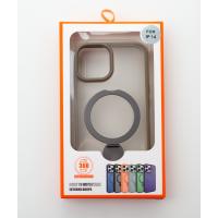 Силиконовый чехол MagSafe 360 для iPhone 14 темно-фиолетовый