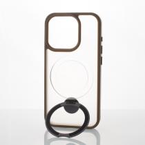 Силиконовый чехол MagSafe 360 для iPhone 15 Pro Max серый