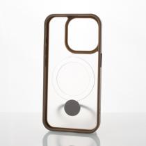 Силиконовый чехол MagSafe 360 для iPhone 15 Pro Max серый