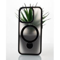 Силиконовый чехол MagSafe 360 для iPhone 15 Pro черный