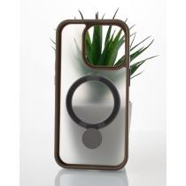 Силиконовый чехол MagSafe 360 для iPhone 15 Pro Max серый