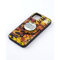 Силиконовый чехол MagSafe Boter "3D" + magsafe PopSocket для iPhone 15 Pro 02 military