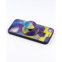 Силиконовый чехол MagSafe Boter "3D" + magsafe PopSocket для iPhone 15 Pro Max 04 abstraction