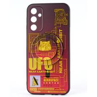 Силиконовый чехол MagSafe Boter "3D" + magsafe PopSocket для Samsung S23 05 UFO