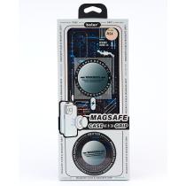 Силиконовый чехол MagSafe Boter "3D" + magsafe PopSocket для Samsung S23 03 microcircuit